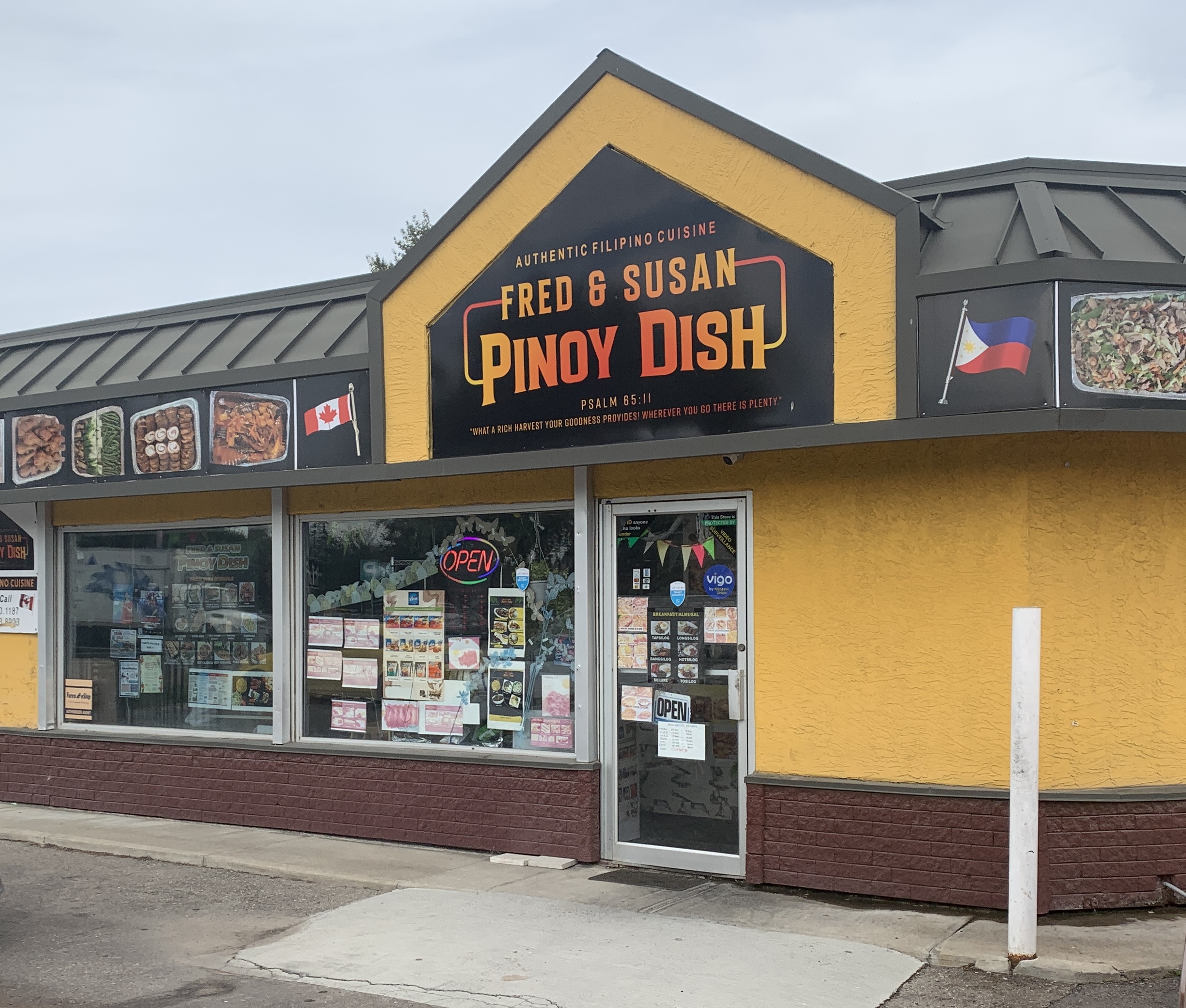 Fred and Susan Pinoy Dish Filipino restaurant in High River Alberta