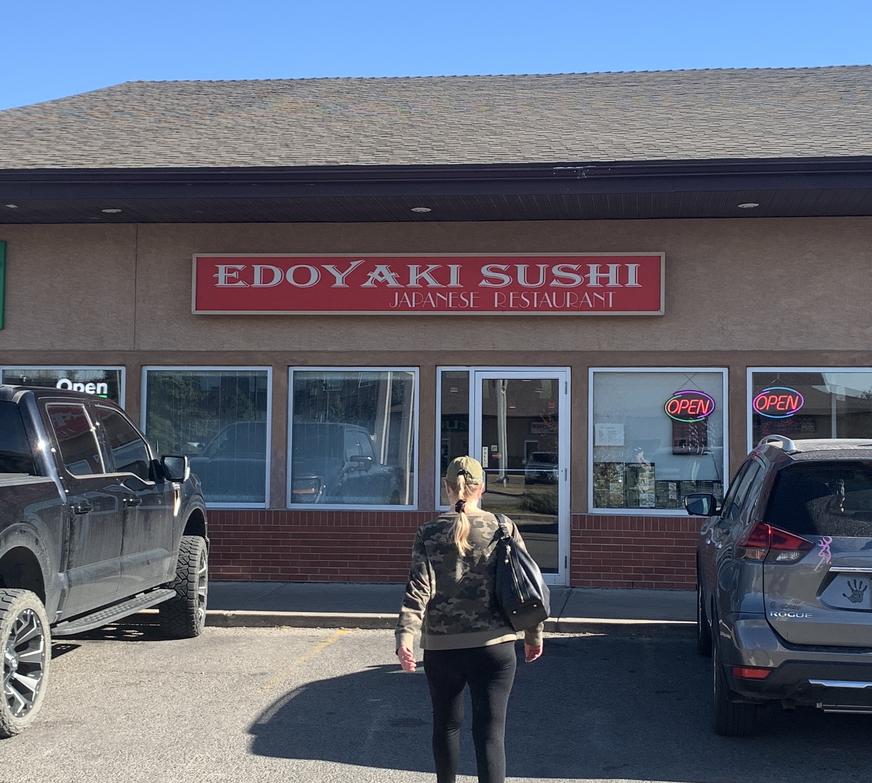 Edoyaki Sushi restaurant exterior in High River Alberta